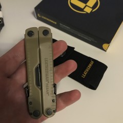 Мультитул LEATHERMAN REBAR COYOTE 832406 с нейлоновым чехлом